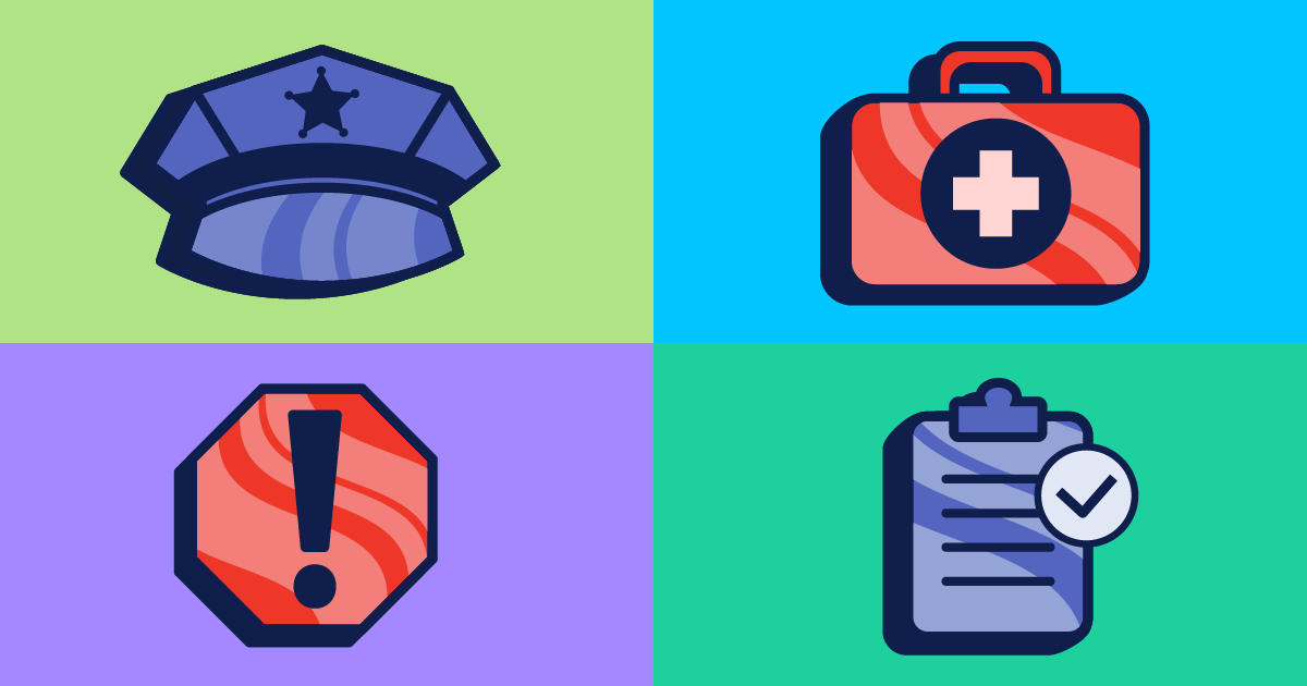 emergency services icons
