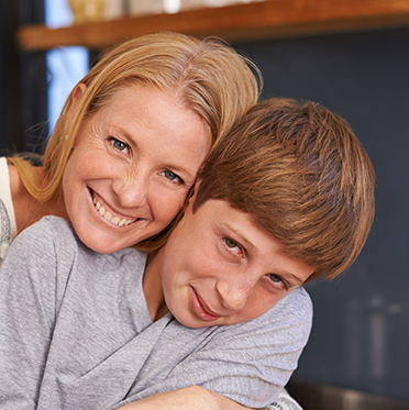 mother and son