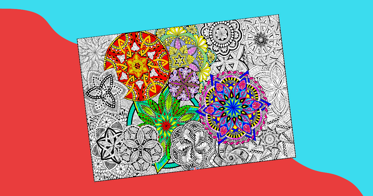Coloring poster Coloring poster