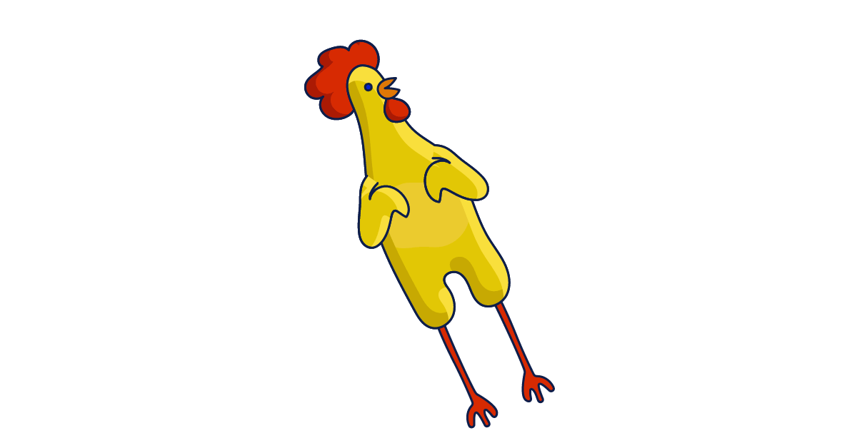rubber chicken rubber chicken