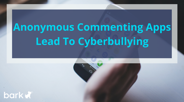 Anonymous commenting apps lead to cyberbullying