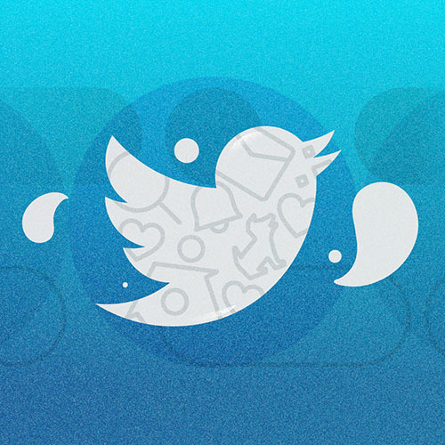 The Twitter logo against a teal background