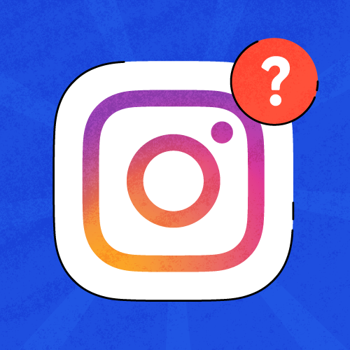 Instagram for Kids header image with logo and question mark