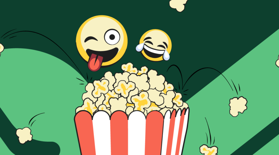 funny emojis and popcorn image family movies on netflix