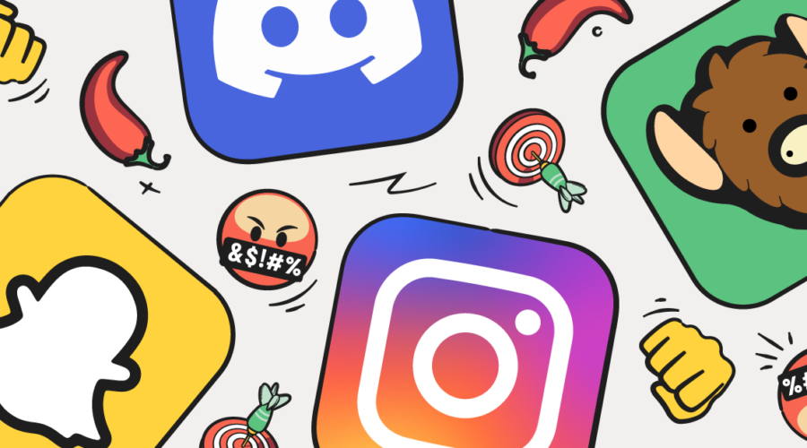 Dangerous apps for kids icons