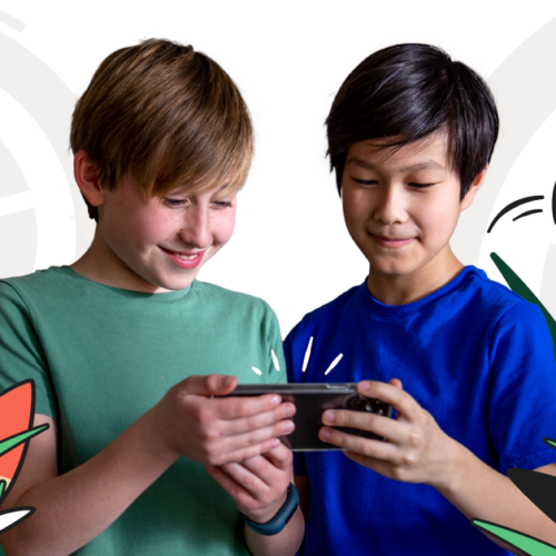 What is augmented reality header image of kids playing Pokemon Go