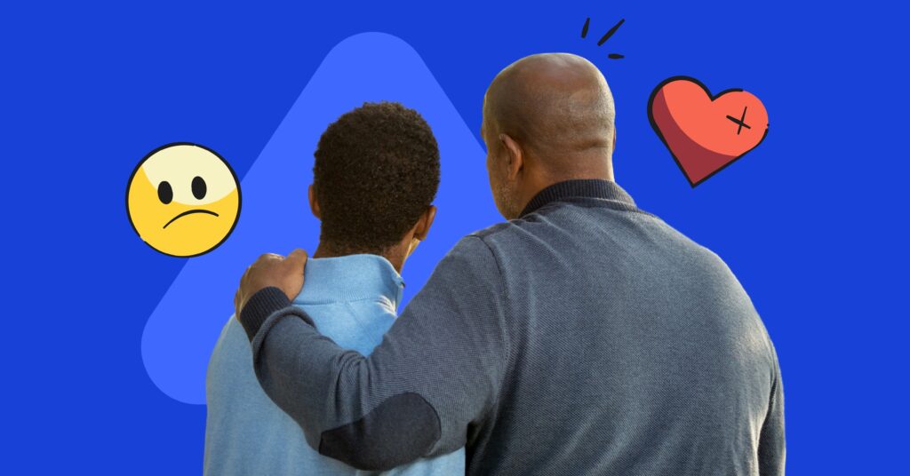 How to support your child image of father and son