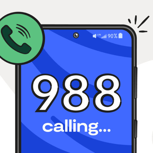 988 on phone suicide hotline