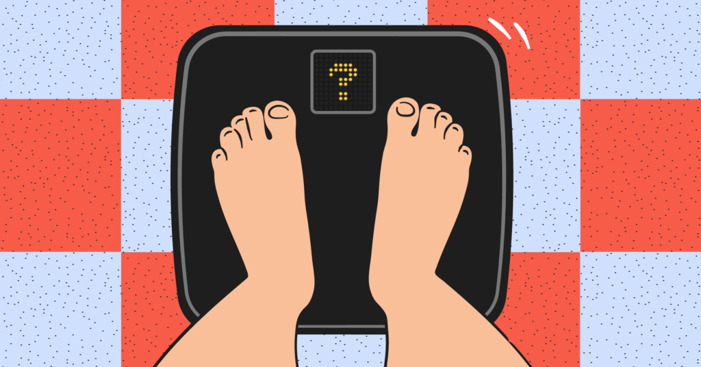 Premium Photo  Weight scales for obese people