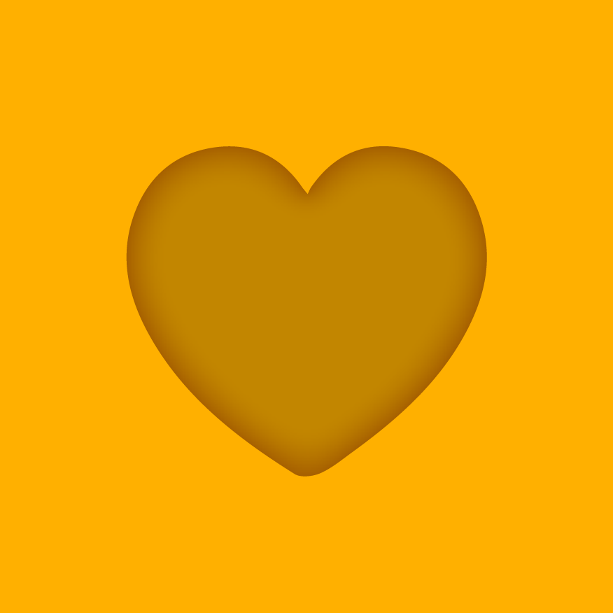 locket logo, yellow heart