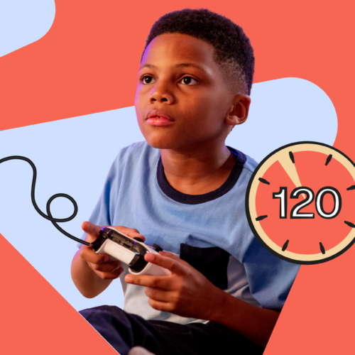 Addicted to video games header image - boy playing video game
