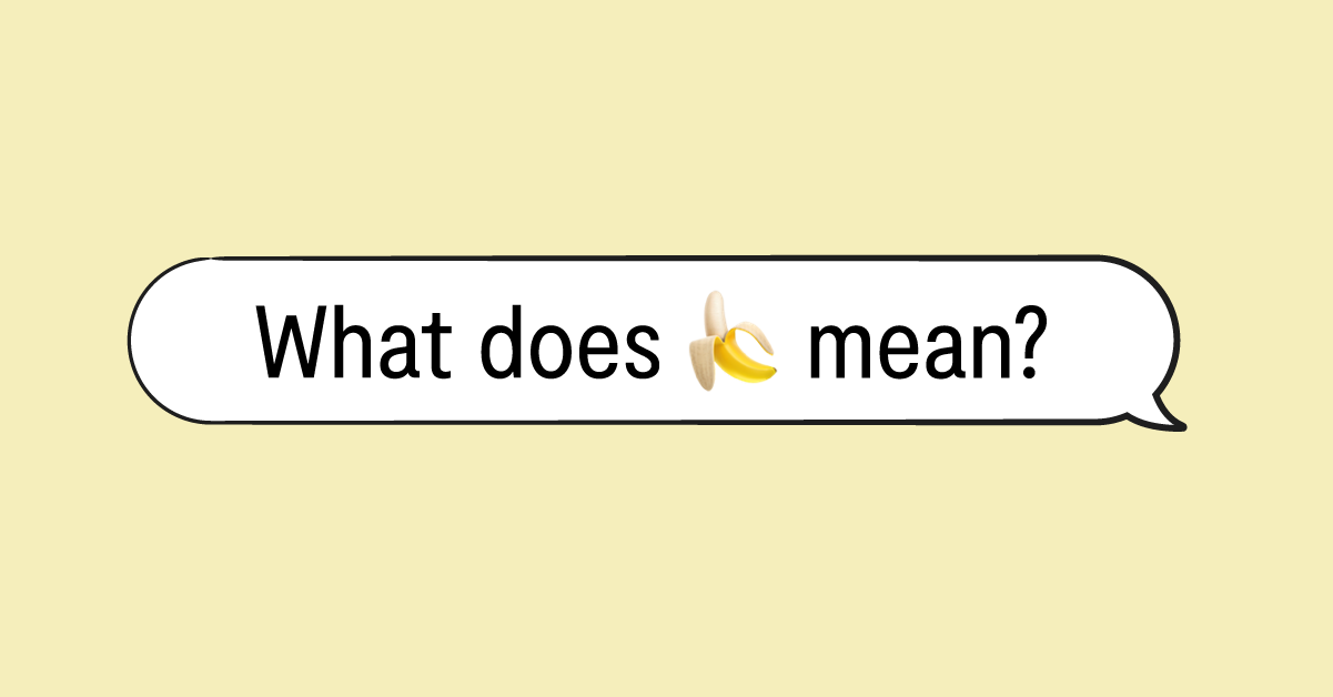 Banana Emoji Meaning Bark