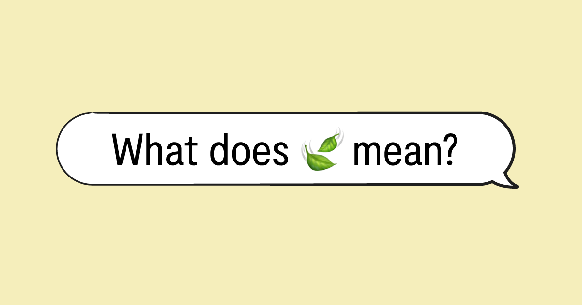 Marijuana Leaf Emoji Meaning Bark
