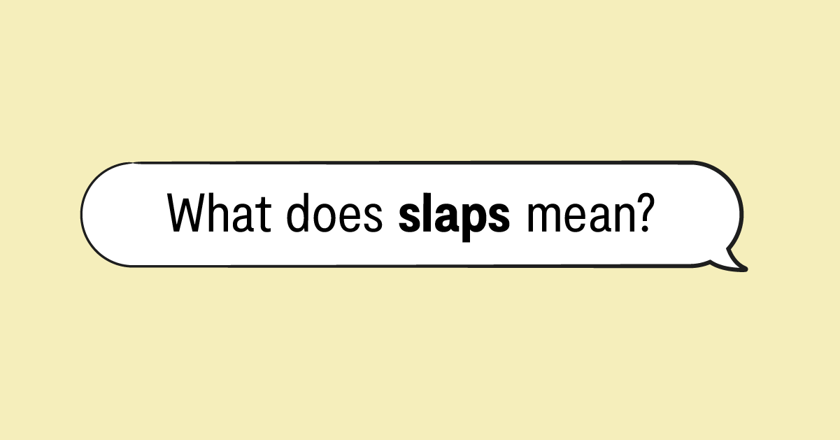 slap Meaning & Origin  Slang by