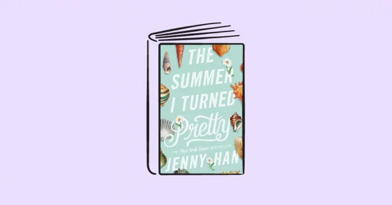 summer i turned pretty book cover on illustrated book