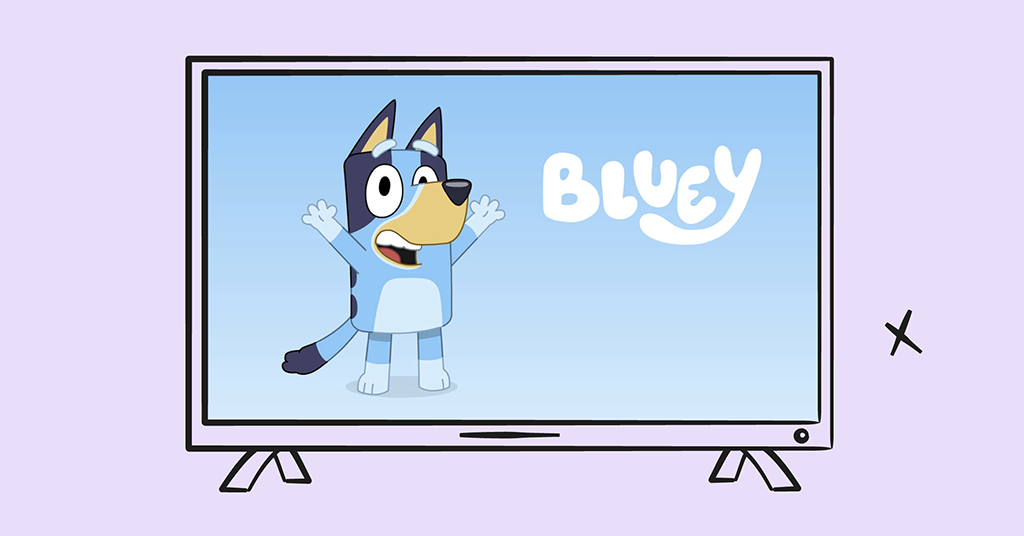 bluey tv poster