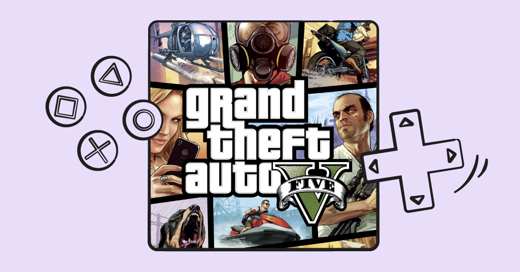 grand theft auto v game poster
