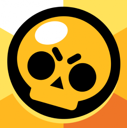 yellow angry skull