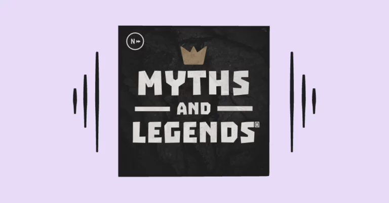 myths and legends podcast album art