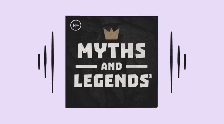 myths and legends podcast album art