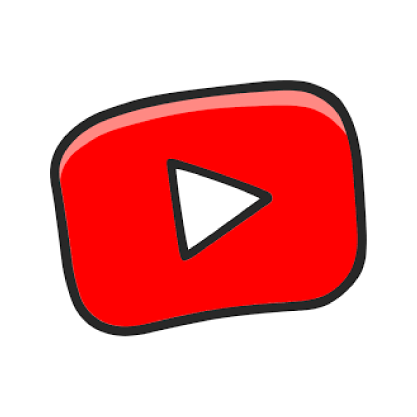 YouTube Kids logo (slightly off-center, red rectangle with white 