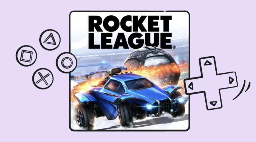 rocket league game poster