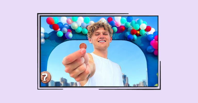 screen grab from ryan trahan's penny series