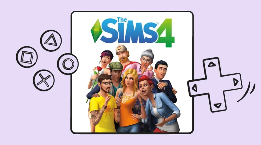 sims video game poster