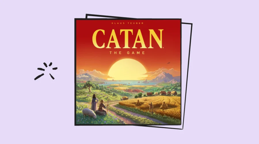 catan board game box