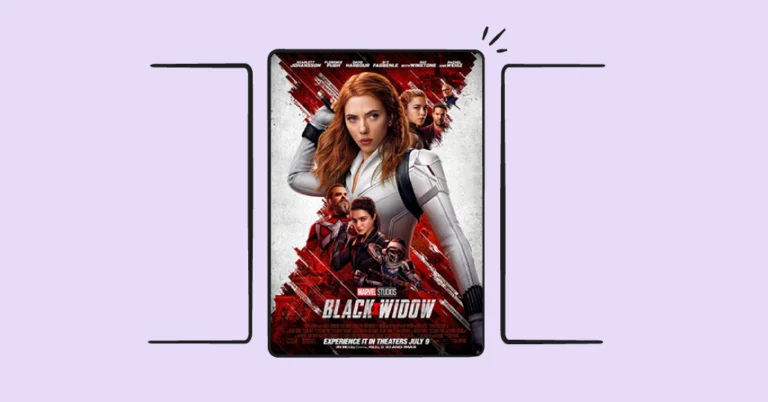 black widow movie poster
