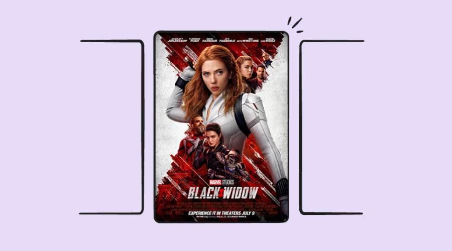 black widow movie poster