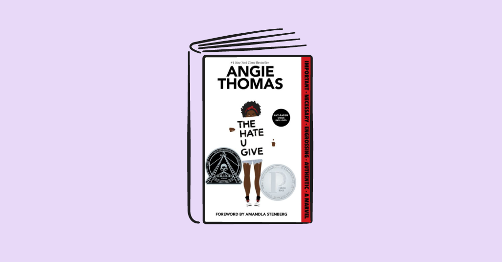 book cover of the hate u give