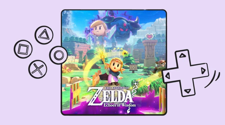 legend of zelda echoes of wisdom game poster