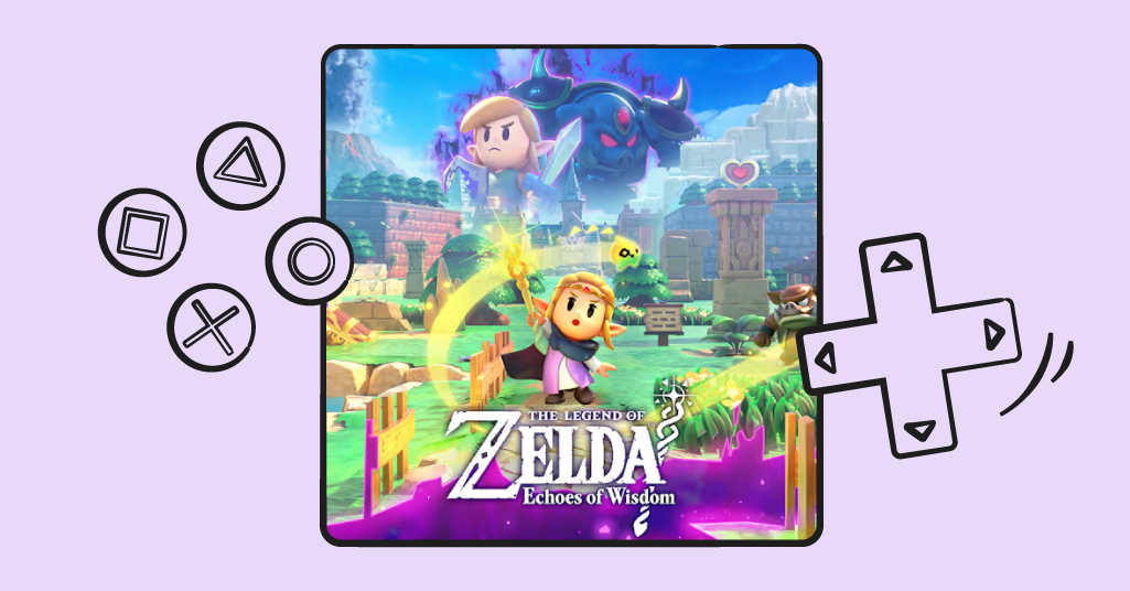 legend of zelda echoes of wisdom game poster