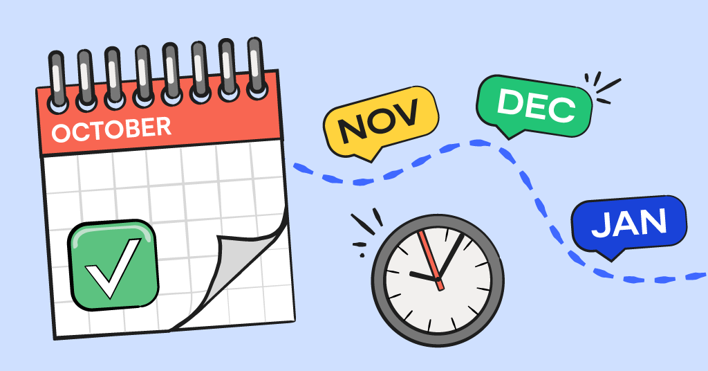 graphic of calendar, block, schedule