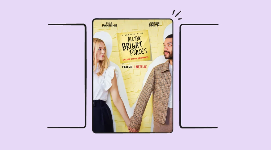 all the bright places movie poster