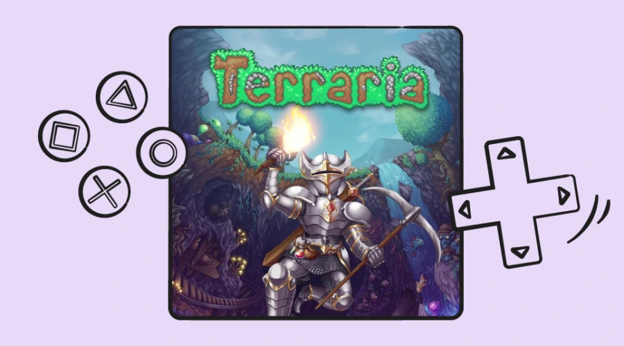 terraria game poster