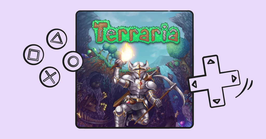 terraria game poster