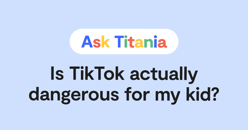 is tiktok actually dangerous in a Google esque graphic