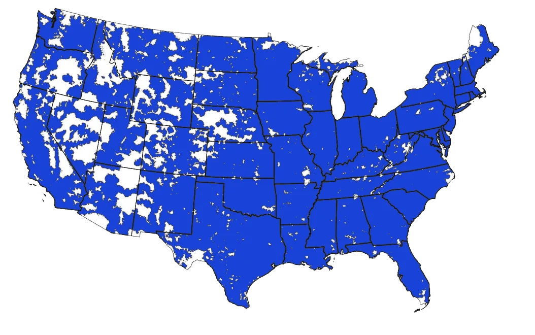 Bark Phone Coverage Map