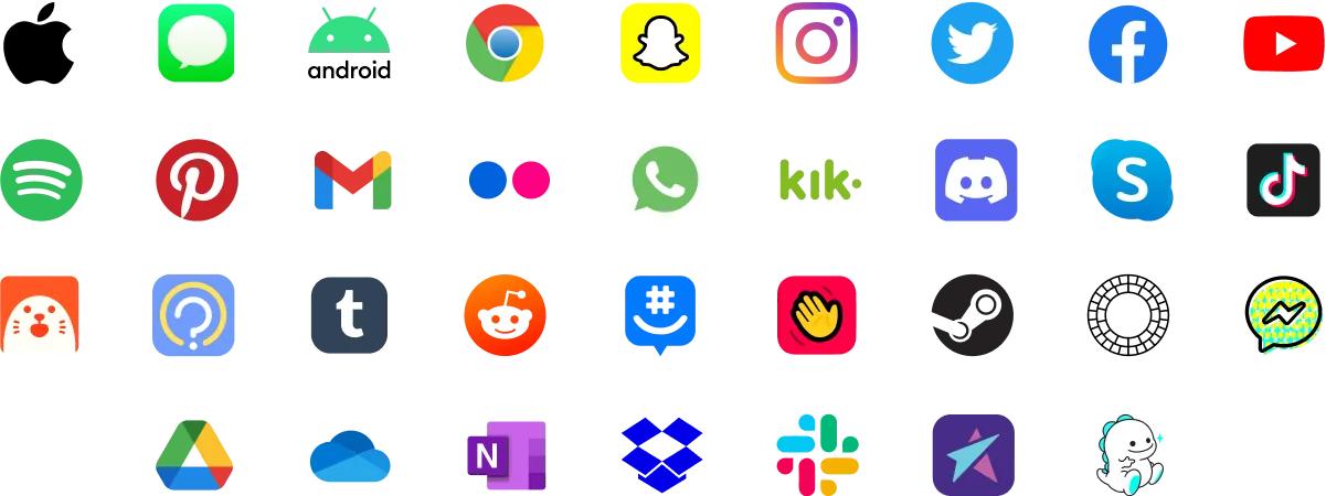 Parental controls for apps like Snapchat, Twitter, Facebook, YouTube, Spotify, Pinterest, Tumblr, Kik, Holla